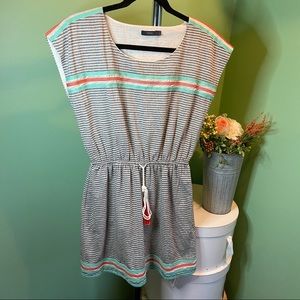 THML sleeveless scoop neck dress, 100% cotton